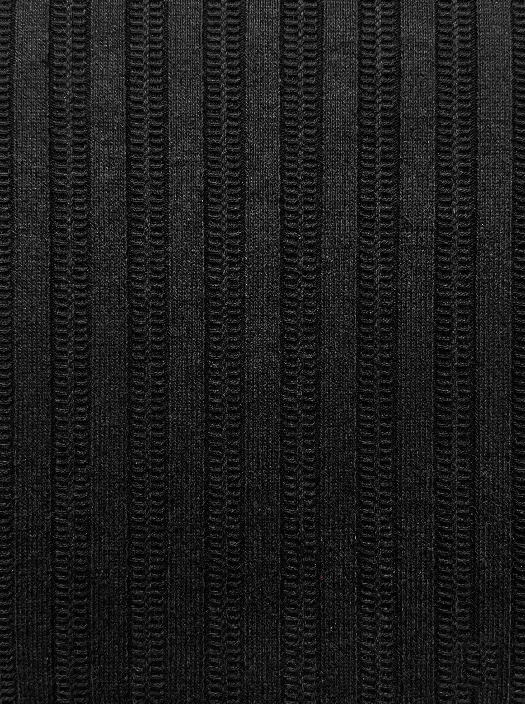 Black Zip Polo