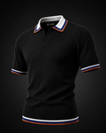 Black Knit Polo