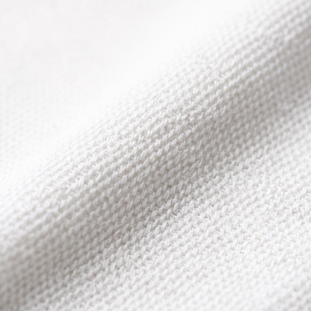 White Half-Sleeve Polo