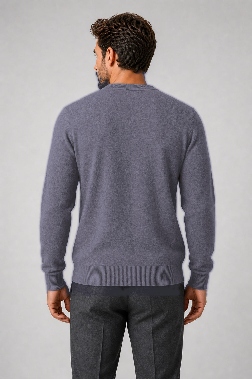 full sleve mens blue sweater